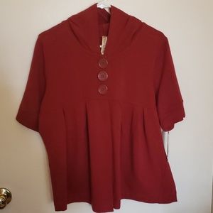 Short sleeve sweater